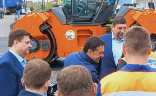 Андрей Воробьев поверил ход ремонтных работ на дорогах в Подольске Андрей Воробьев поверил ход ремонтных работ на дорогах в Подольске