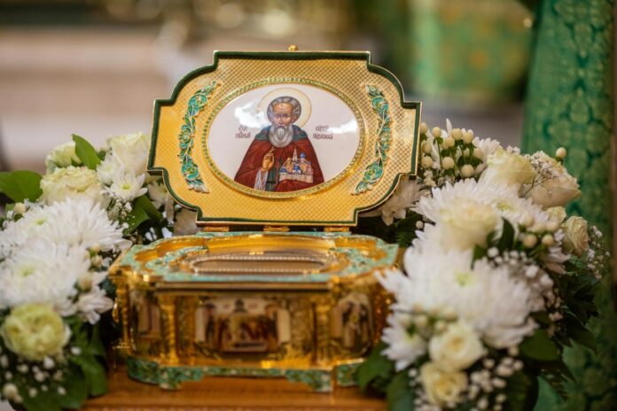 Ковчег с мощами Сергия Радонежского прибыл в Троицкий собор Подольска Ковчег с мощами Сергия Радонежского прибыл в Троицкий собор Подольска