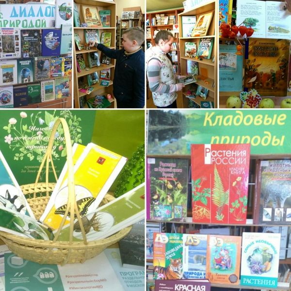 В Центральной детской библиотеке созданы тематические книжные выставки об охране окружающей среды В Центральной детской библиотеке созданы тематические книжные выставки об охране окружающей среды
