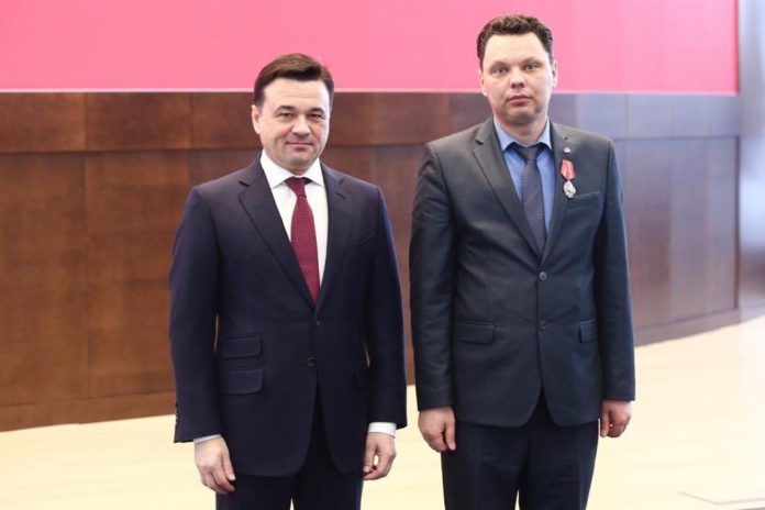 Начальник штаба ВВПОД «Юнармия» Подольска удостоен знака «За заслуги перед Московской областью» III степени