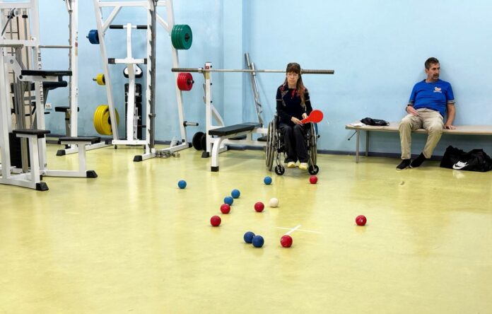 Клуб «Корсар-спорт» провел в Подольске соревнования по бочча среди людей с ОВЗ