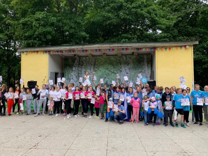 «Подольчанки» и «витязи» приняли участие в благотворительном забеге «Подольчанки» и «витязи» приняли участие в благотворительном забеге