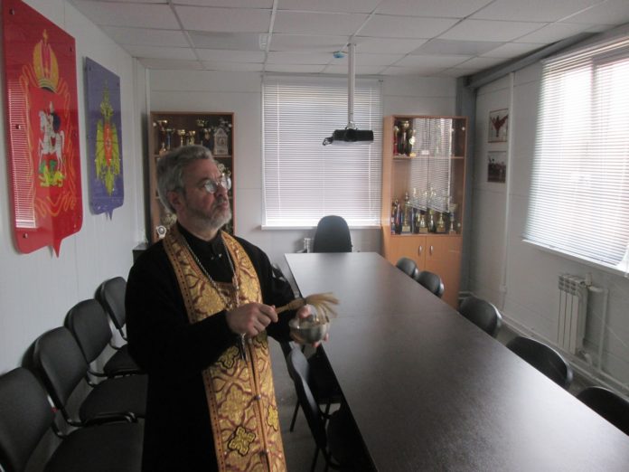 Свежепостроенную пожарную часть № 247 освятили в микрорайоне Кузнечики