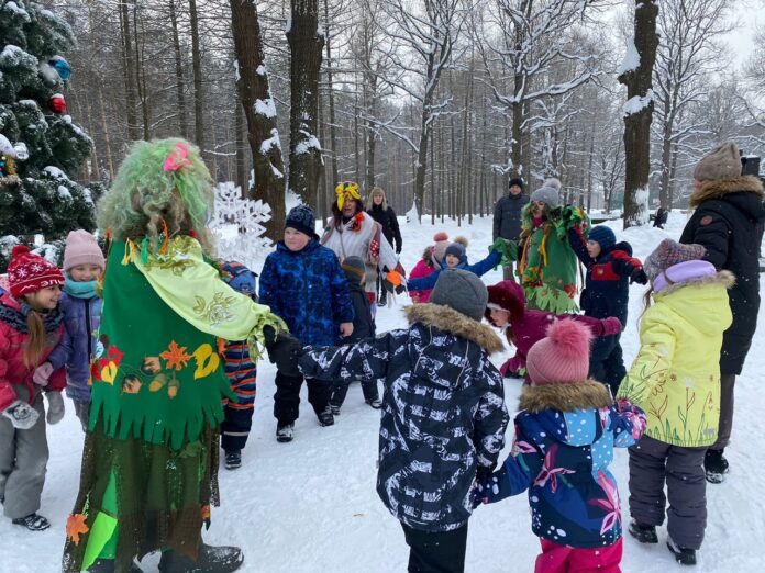 В парке «Дубрава» на выходных прошла развлекательная программа