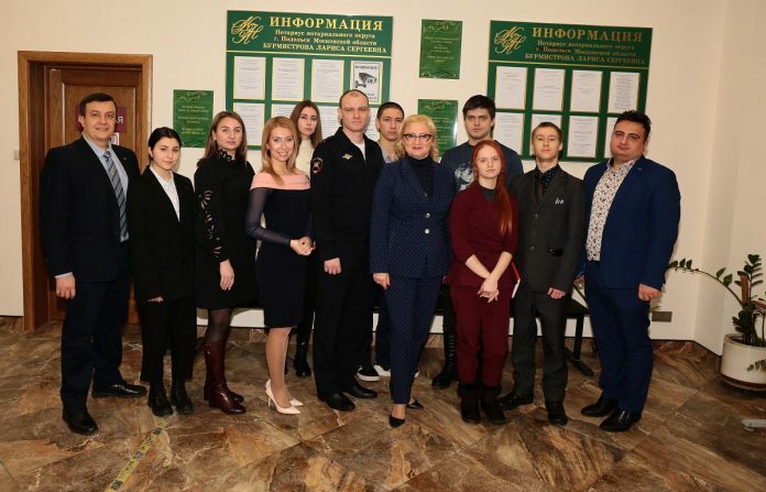 Практическое занятие с нотариусом для участников проекта «Школа молодого юриста» прошло в Подольске Практическое занятие с нотариусом для участников проекта «Школа молодого юриста» прошло в Подольске