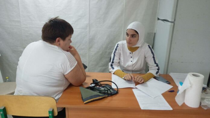 Выездная диспансеризация в пятый раз прошла в подольском парке