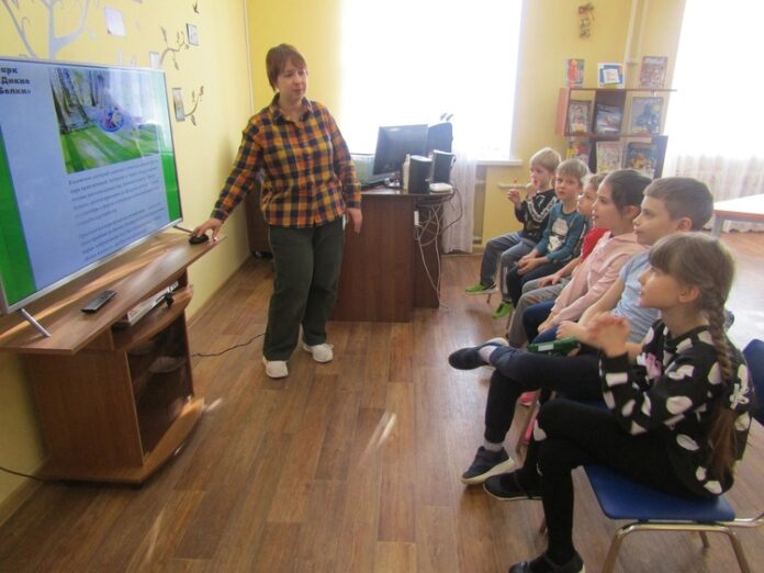 «Юные путешественники» совершили виртуальное путешествие в Приокско-Террасный заповедник в подольской библиотеке № 11