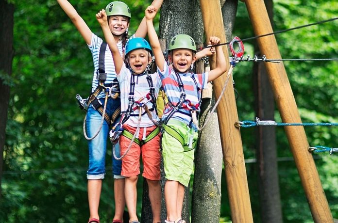 Веревочный парк построен в Городском округе Подольск Веревочный парк построен в Городском округе Подольск