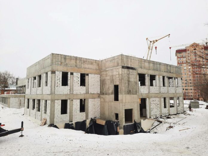 Строительство детского сада в Климовске соответствует графику Строительство детского сада в Климовске соответствует графику