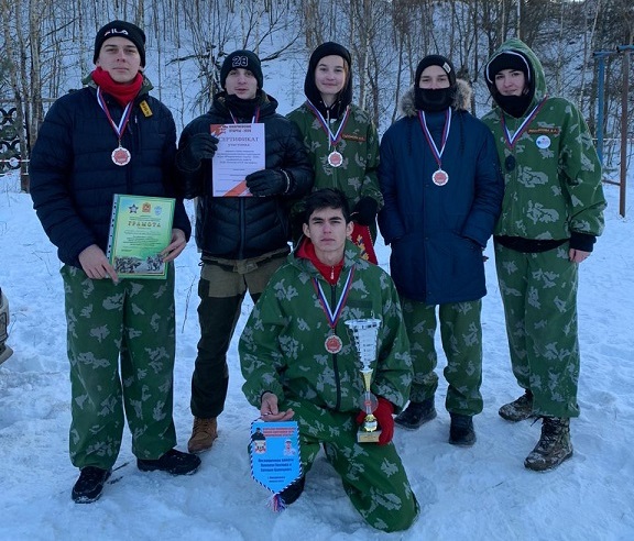 Отряд «Память» горокруга Подольск в числе призеров на соревнованиях «Юнармейские старты-2020»