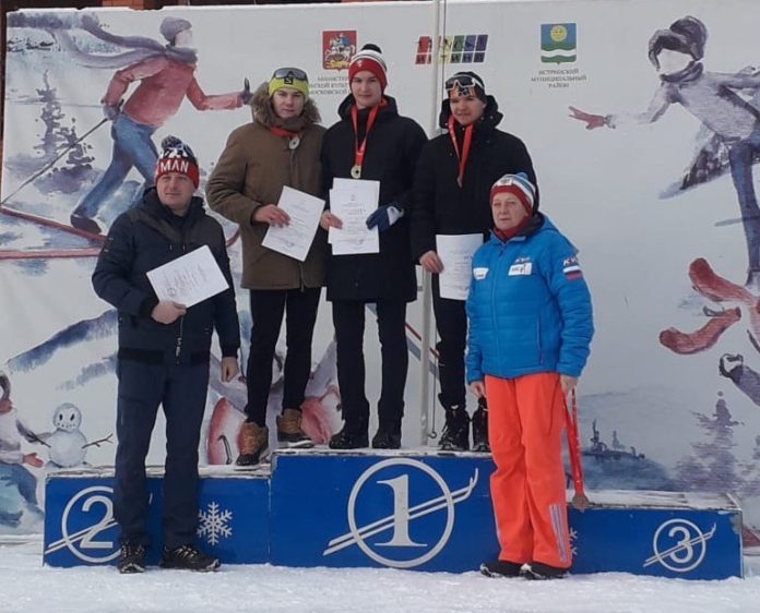 Спортсмены из Подольска в числе лучших на первенстве Московской области по лыжным гонкам