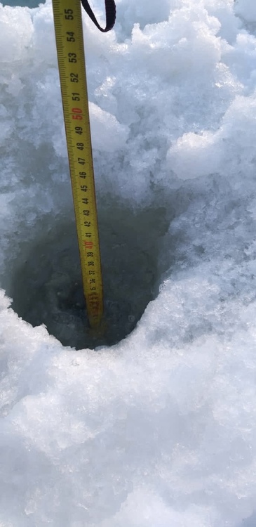 Лед на водоемах Большого Подольска стал значительно толще