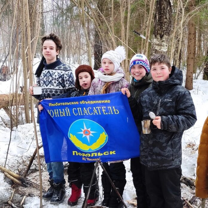 Юные спасатели совершили турпоход по нехоженым окрестностям Подольска