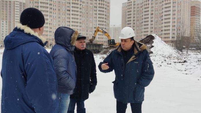 Рабочее совещание с подрядчиком ООО «Триумф» состоялось в микрорайоне Кузнечики горокруга Подольск