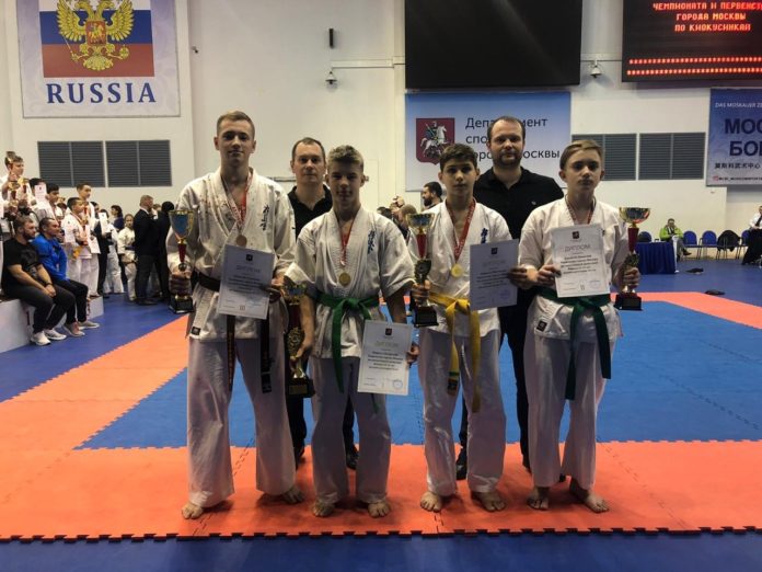 Спортсмены из Подольска стали лучшими на чемпионате и первенстве Москвы по кёкусинкай