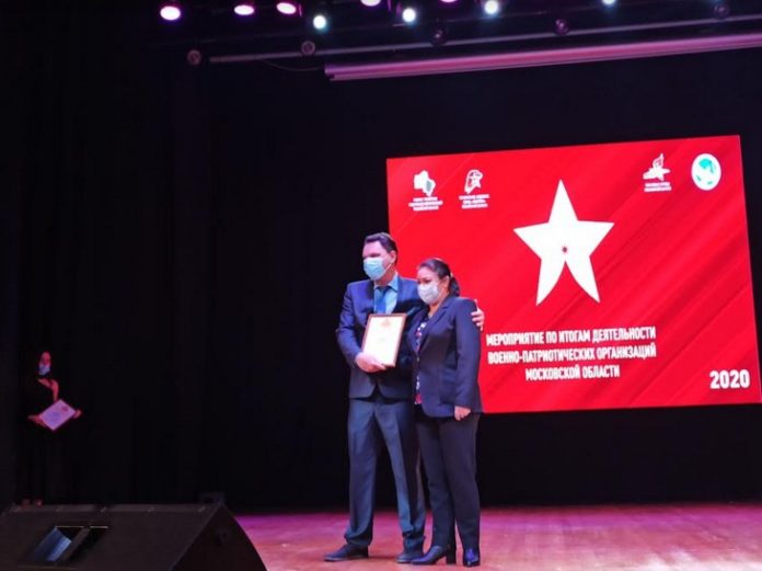 Подольское отделение “Юнармии” отмечено грамотой военного комиссариата Подмосковья