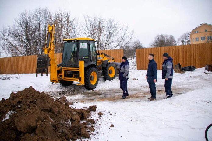 Продолжается газификация частных домовладений в деревне Стрелково Продолжается газификация частных домовладений в деревне Стрелково