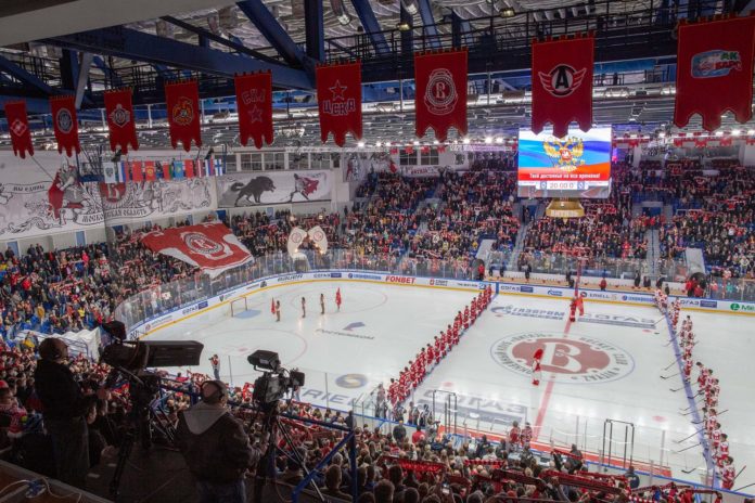 В субботу прошёл хоккейный матч «Витязь» Подольск — «Спартак» Москва В субботу прошёл хоккейный матч «Витязь» Подольск — «Спартак» Москва