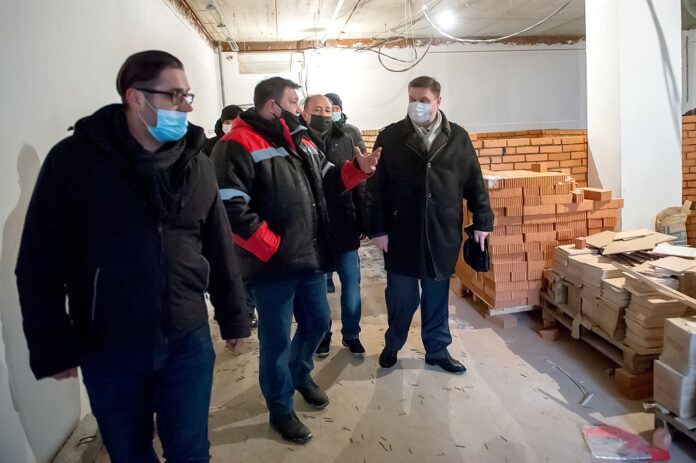 Строительство детского сада на Колхозной улице проинспектировал Николай Пестов Строительство детского сада на Колхозной улице проинспектировал Николай Пестов