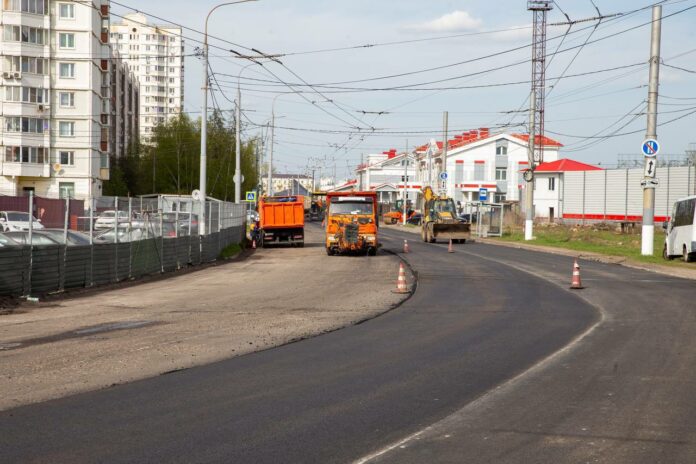 В Подольске идет ремонт девяти дорог 