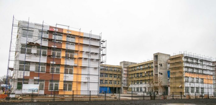 Запущено тепло в строящуюся школу  в микрорайоне Климовск городского округа Подольск