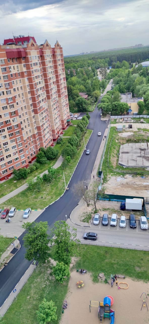 В мкр. Климовск завершились работы по укладке асфальта В мкр. Климовск завершились работы по укладке асфальта