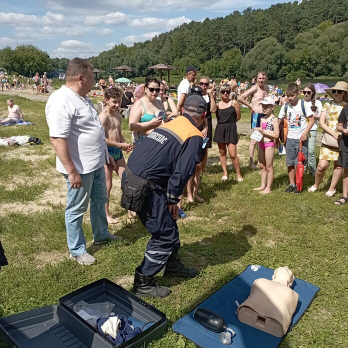 Профилактические мероприятия проводятся на подольских пляжах Профилактические мероприятия проводятся на подольских пляжах