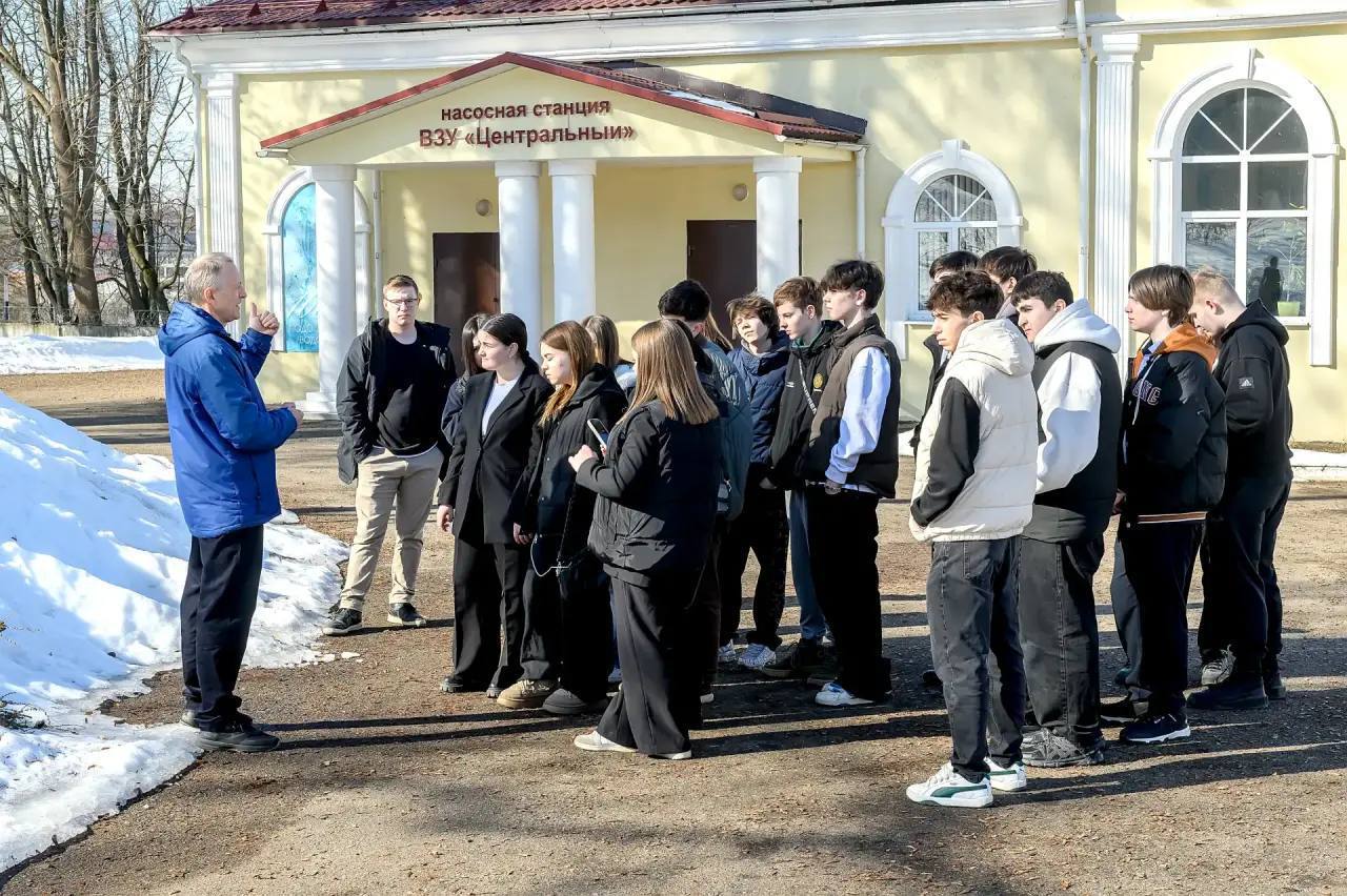 Школьники изучили работу системы водоснабжения Подольска