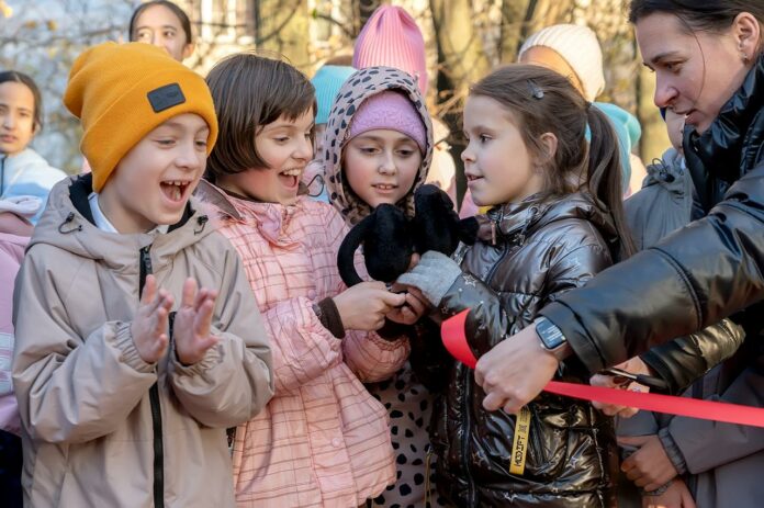 В поселке Быково торжественно открыли новую детскую площадку В поселке Быково торжественно открыли новую детскую площадку
