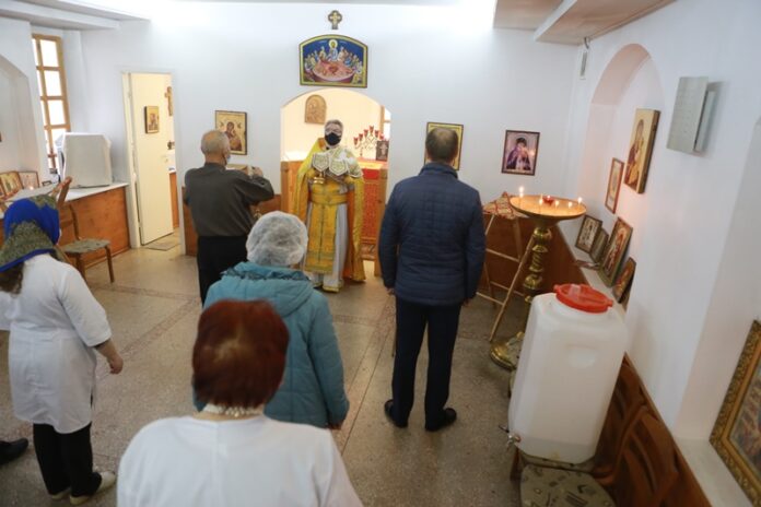 Божественная литургия прошла при Подольском окружном госпитале Божественная литургия прошла при Подольском окружном госпитале