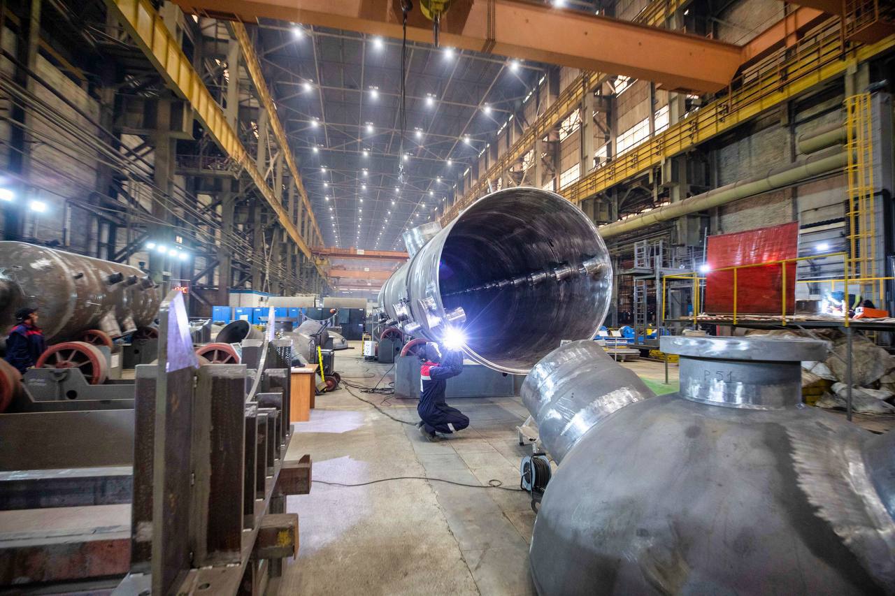 На «ЗиО‑Подольск» изготовили комплект барботеров для строящейся в Египте АЭС «Эль‑Дабаа»