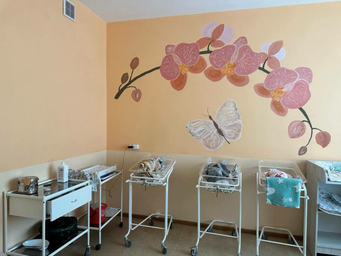 В Подольском роддоме отремонтировали палату для новорожденных  