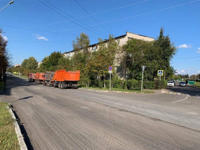 Начался ремонт дороги по проспекту 50-летия Октября Начался ремонт дороги по проспекту 50-летия Октября