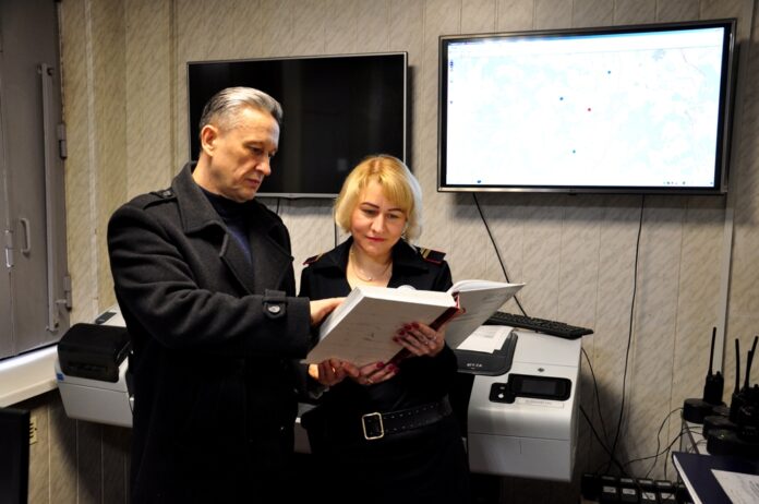 Председатель Общественного совета при УМВД России по г.о. Подольск посетил Дежурную часть