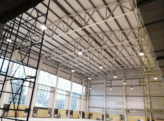 В  центре «Родина» горокруга Подольск завершается строительство спортивно-оздоровительного блока