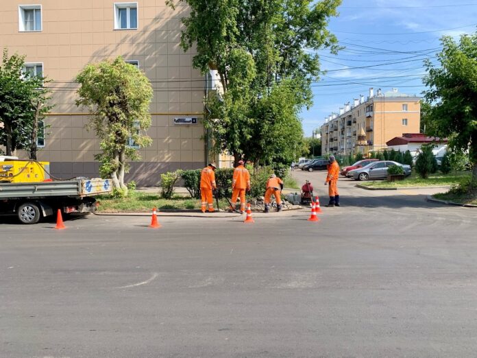 Подходы к новому переходу обустраивают в мкр-не Климовск г. о. Подольск Подходы к новому переходу обустраивают в мкр-не Климовск г. о. Подольск