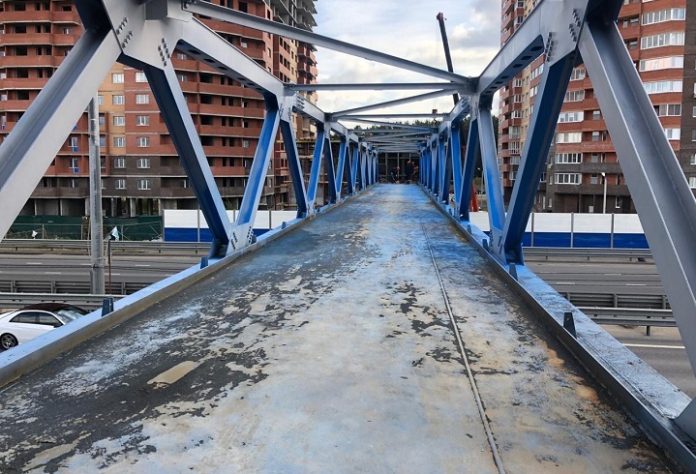 Переход смонтировали Переход смонтировали