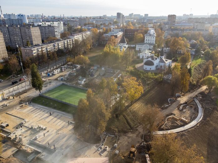 Ход реконструкции парка имени В. Талалихина обсудили с жителями Ход реконструкции парка имени В. Талалихина обсудили с жителями