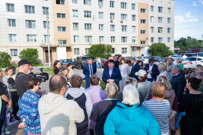 Встреча с жителями состоялась в поселке Поливаново Встреча с жителями состоялась в поселке Поливаново