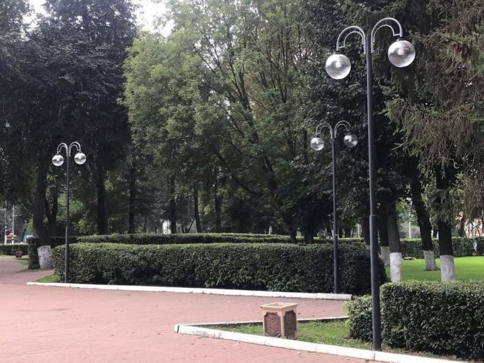 В центральной части Городского округа Подольск установили новые светильники