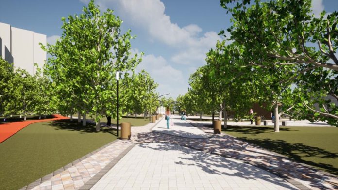 Работы по благоустройству второго этапа пешеходной зоны 50 лет ВЛКСМ в Подольске скоро начнутся Работы по благоустройству второго этапа пешеходной зоны 50 лет ВЛКСМ в Подольске скоро начнутся