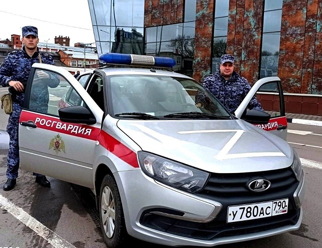 Росгвардейцы в Подольске Росгвардейцы в Подольске