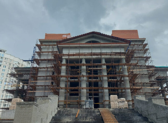 Строительная готовность Никольского храма в Кузнечиках более 60 %