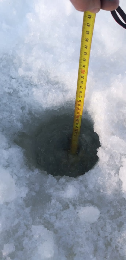 Толщина льда на реках Пахра и Гнилуша не меняется Толщина льда на реках Пахра и Гнилуша не меняется