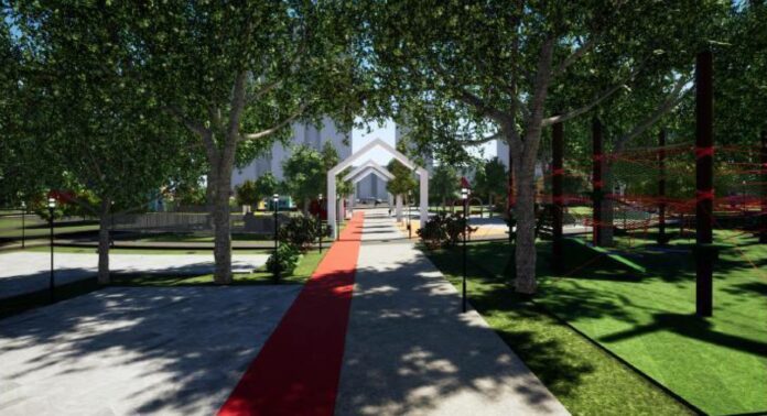 Продолжаются работы по благоустройству парка им. Виктора Талалихина Продолжаются работы по благоустройству парка им. Виктора Талалихина