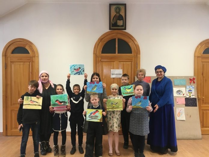 Мастер-класс состоялся в воскресной школе храма священномученика Сергия Подольского