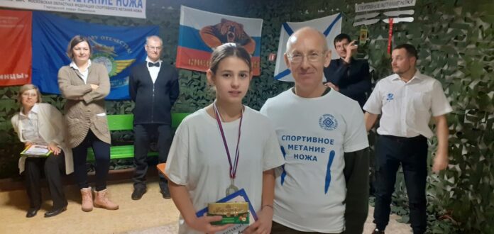 В Подольске состоялось первенство по спортивному метанию ножа