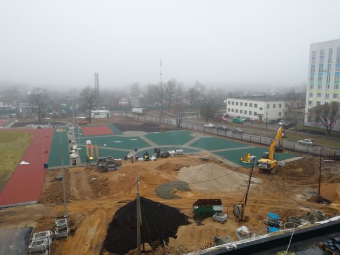 Завершается строительство новой школы в микрорайоне Климовск в Подольске Завершается строительство новой школы в микрорайоне Климовск в Подольске