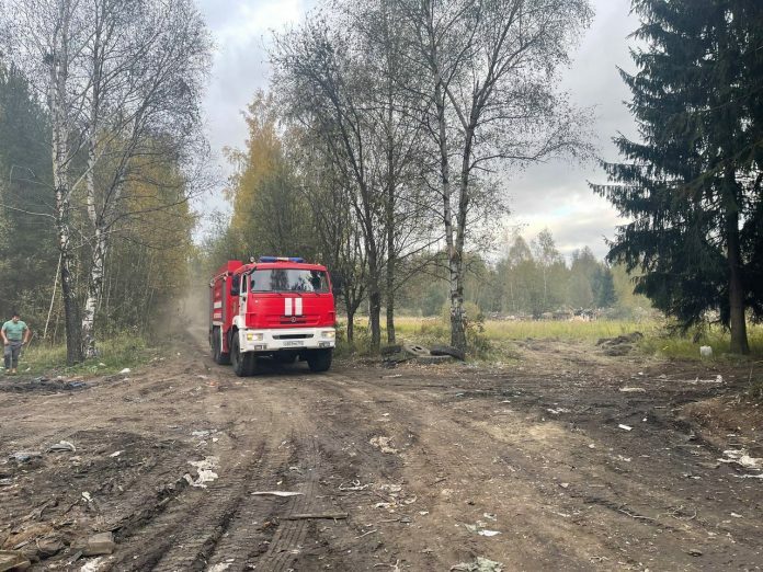Все ответственные службы держат на контроле последствия возгорания на территории около д. Лучинское Все ответственные службы держат на контроле последствия возгорания на территории около д. Лучинское