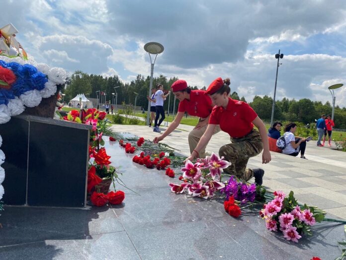 Юнармейцы Городского округа Подольск поучаствовали в серии забегов «Живу спортом» в Волоколамске